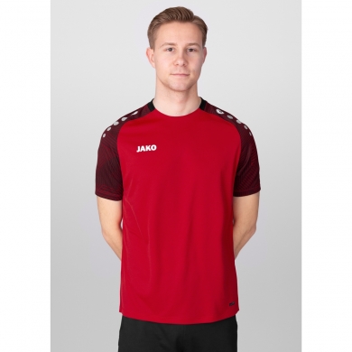 JAKO Sport T-shirt Performance (modern, breathable, quick-drying) red/black Men